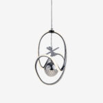 Badem Akrilik Tek Top Led Sarkıt Avize CH - Görsel 2