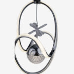 Badem Akrilik Tek Top Led Sarkıt Avize CH - Görsel 3