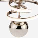 Eylül Küçük Kristal Taşlı Tek Top Led Sarkıt Avize GD - Görsel 3