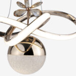 Hayal Küçük Kristal Taşlı Tek Top Led Sarkıt Avize GD - Görsel 3