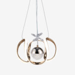 Arya Akrilik Tek Top Led Sarkıt Avize GD - Görsel 2