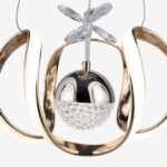 Arya Akrilik Tek Top Led Sarkıt Avize GD - Görsel 3