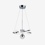 Lale Akrilik Tek Top Led Sarkıt Avize CH