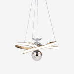 Lale Akrilik Tek Top Led Sarkıt Avize GD - Görsel 2