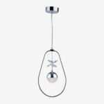 Armut Akrilik Tek Top Led Sarkıt Avize CH