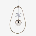 Armut Akrilik Tek Top Led Sarkıt Avize GD - Görsel 2