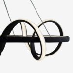 Yıldız Yemek Masası Sarkıt Led Avize Antrasit - Görsel 2