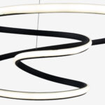 Eylül Büyük Sarkıt Led Avize Antrasit - Görsel 2