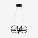 Yıldız Küçük Sarkıt Led Avize Antrasit