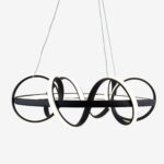 Yıldız Büyük Sarkıt Led Avize Antrasit - Görsel 2