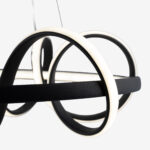 Yıldız Büyük Sarkıt Led Avize Antrasit - Görsel 3