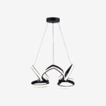 Kral Tacı Büyük Sarkıt Led Avize Antrasit