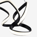 Kral Tacı Büyük Sarkıt Led Avize Antrasit - Görsel 3