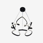 Kral Tacı Büyük Sarkıt Led Avize Antrasit - Görsel 4