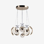 XL Akrilik 4 Top Led Sarkıt Avize GD