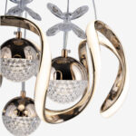 XL Akrilik 4 Top Led Sarkıt Avize GD - Görsel 4