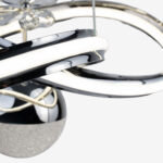 Hayal Çiftli Kristal Taşlı Tek Top Led Sarkıt Avize CH - Görsel 4